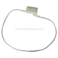 Plastic jewelry tags with elastic string